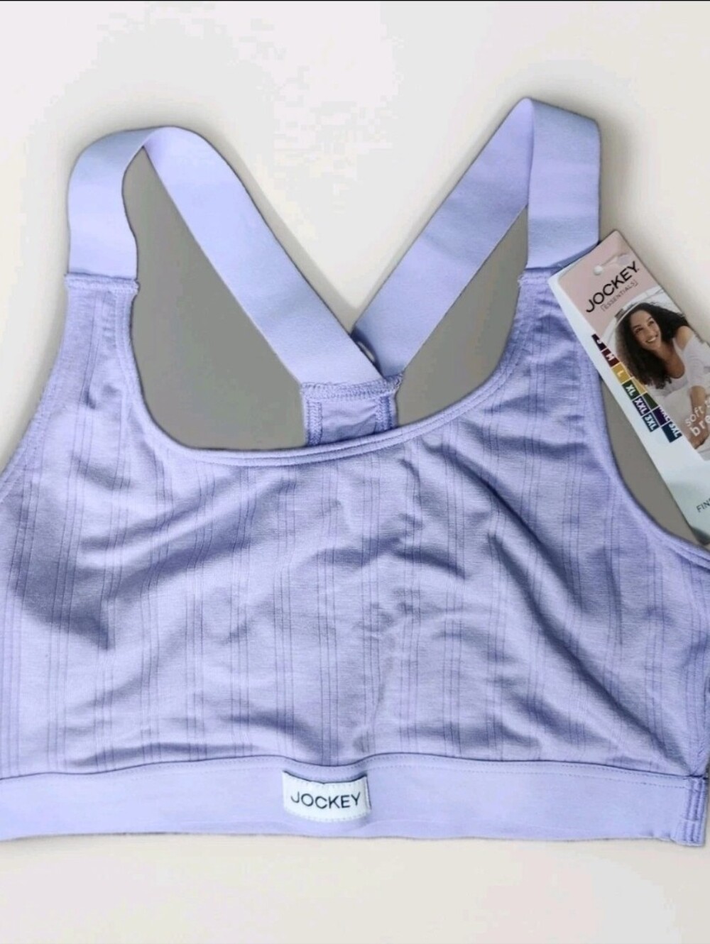 Jockey Lavender Ribbed Wireless Modal Bralette Small